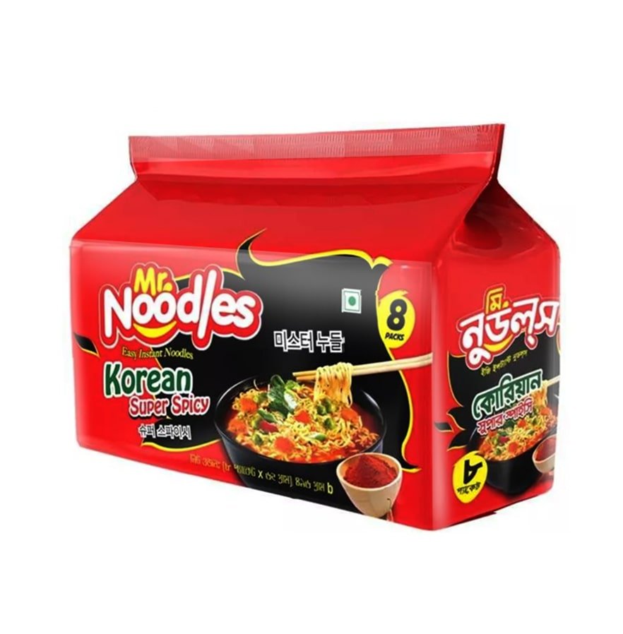 Mr. Noodles Korean Super Spicy-8pcs