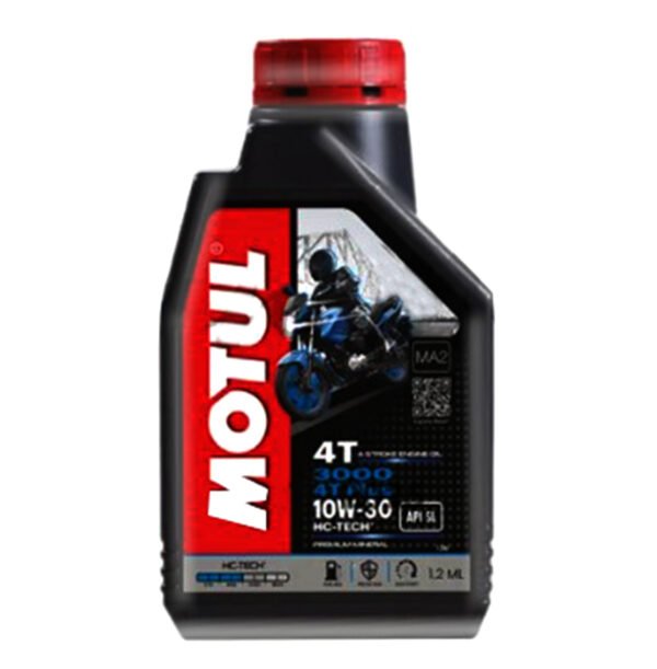 Motul 3000 10W-30 4T Plus Mineral Engine Oil 1200ML