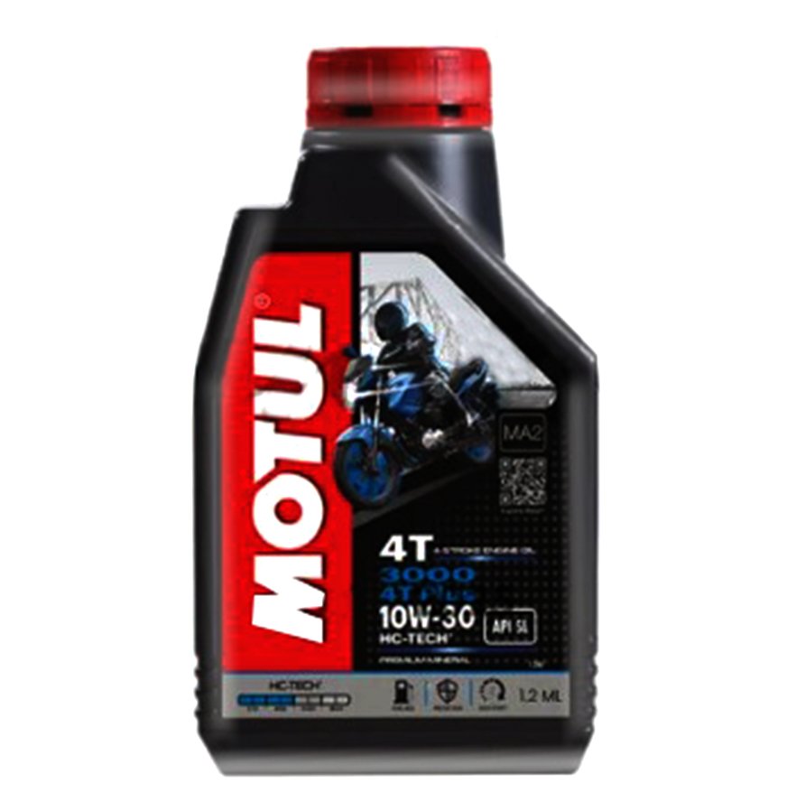 Motul 3000 10W-30 4T Plus Mineral Engine Oil 1200ML
