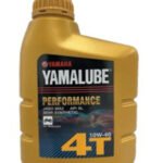 YAMALUBE 10W-40 Semi-Synthetic Engine Oil for Yamaha Motorcycles 1 Liter for Motorbike (Made in Singapore)