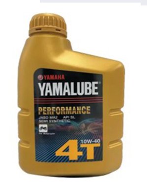YAMALUBE 10W-40 Semi-Synthetic Engine Oil for Yamaha Motorcycles 1 Liter for Motorbike (Made in Singapore)